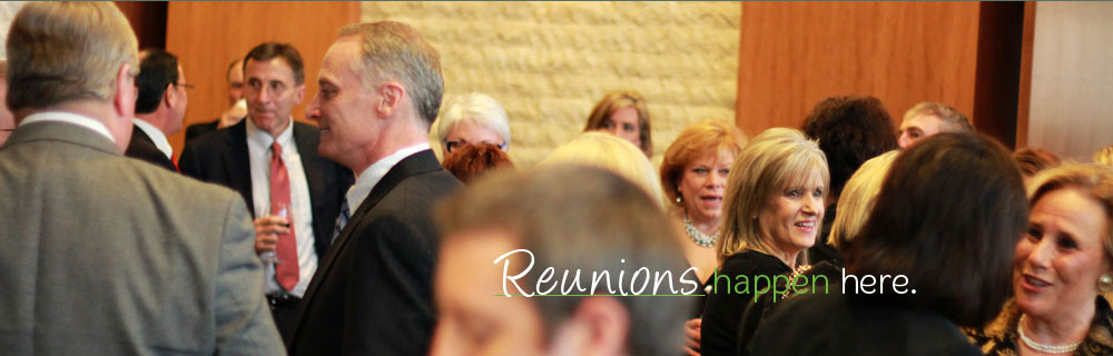 Guests networking at an indoor event at the Gastonia Conference Center